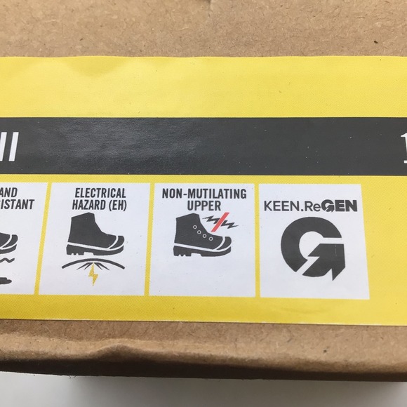 KEEN Utility‎ Sparta II Mens Size 8 D Aluminum Toe Work Shoes Black Grey NEW main image 8
